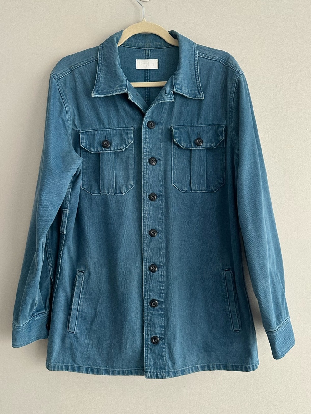 Revolve Boyish by Her Jeffery Denim Jean Jacket Women’s Size Medium *FLAWS*